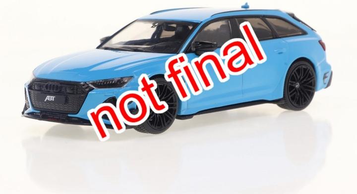 Actual product image Solido 1:43 ABT RS6 R 2021 blue