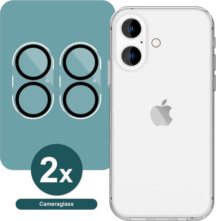Produktbild Nalia 2x Kamera Schutzglas (2 Stück, Apple iPhone 16)