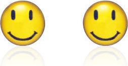 Actual product image Studex Sensitive stud earrings Smile (Stainless steel)