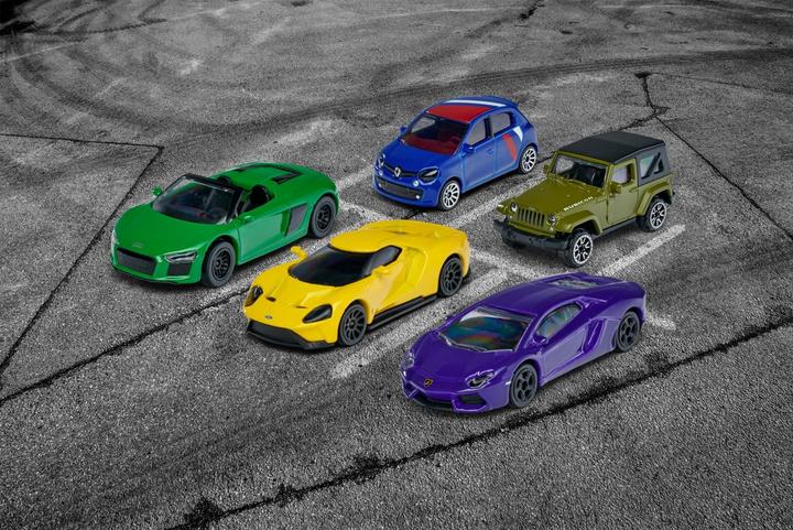 Image du produit Majorette garage avec ascenseur et 5 voitures