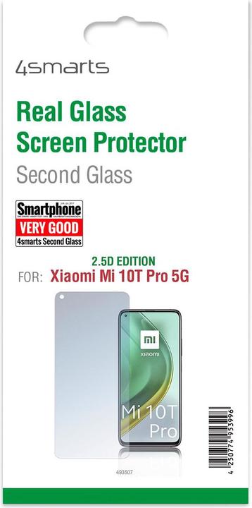 Produktbild 4smarts Second Glass Essential (1 Stück, Xiaomi Mi 10T Pro 5G)