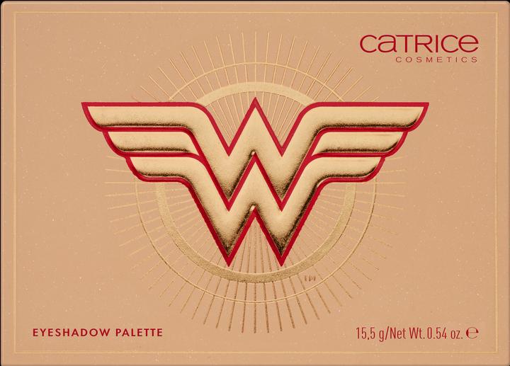 Actual product image Catrice Wonder Woman Eyeshadow Palette (15 behind the scenes (#92999D))