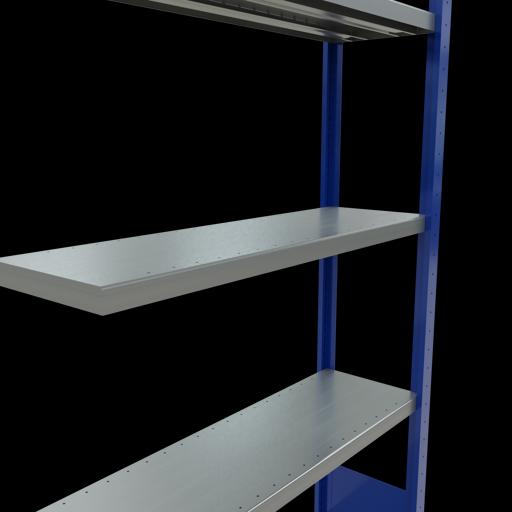Actual product image Schulte Lagertechnik MULTIplus250 boltless add-on bay system with length bolts
