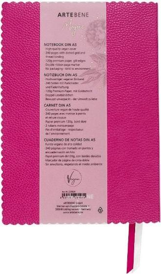 Image du produit Artebene Carnet de notes Majoie (A5, Quadrillé)