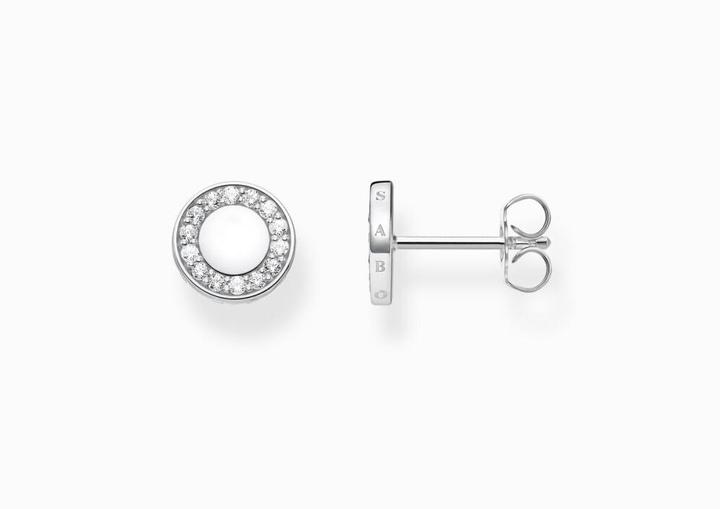Immagine prodotto Thomas Sabo Orecchini a cerchio con pietre bianche (Argento 925)