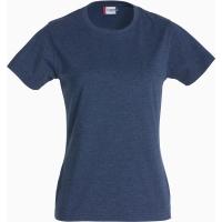 Image du produit Clique T-shirt femme Classic-T 029361, coton, bleu chiné, taille S (S)