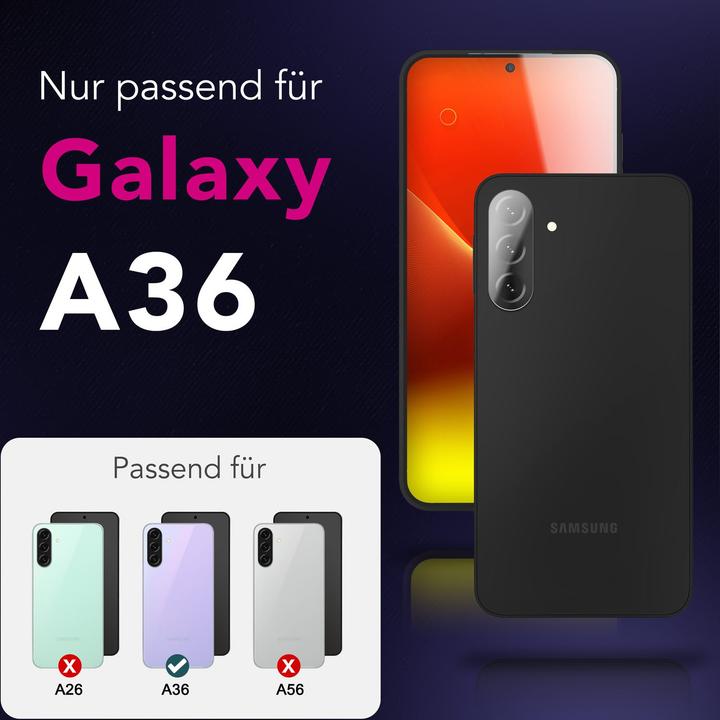 Produktbild Nalia Focus.X2 MAX - Kamera Schutzglas Objektiv Abdeckung Hüllen-kompatibel - Camera Protection Glass (2 Stück, Samsung Galaxy A36)