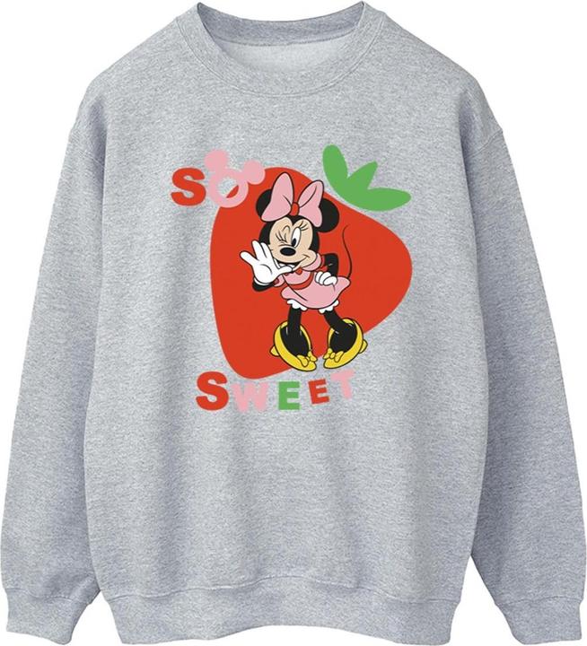 Disney Minnie Mouse So Sweet Strawberry Sweatshirt (L)