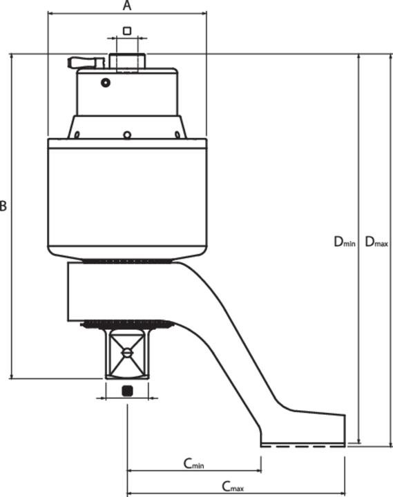 Actual product image GED Torque multiplier DREMOPLUS ALU 10000 Nm (3/4", 410 Nm, 10000 Nm)