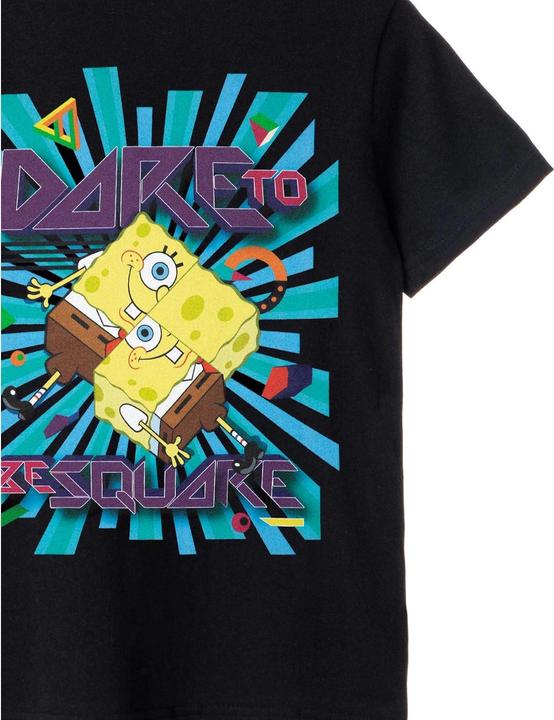 Immagine prodotto Spongebob Squarepants Dare To Be Square Maglietta Ragazzi (128)