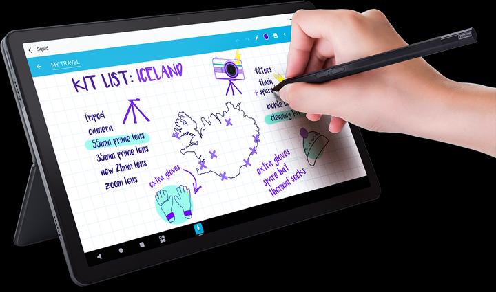Actual product image Lenovo Tab P11 incl. keyboard, Precision Pen 2 (WLAN only, 11", 128 GB, Slate grey)