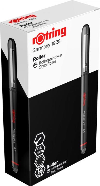 Immagine prodotto Rotring Rollerpoint 0,5 nero confezione da 12 (Nero, 12 x)