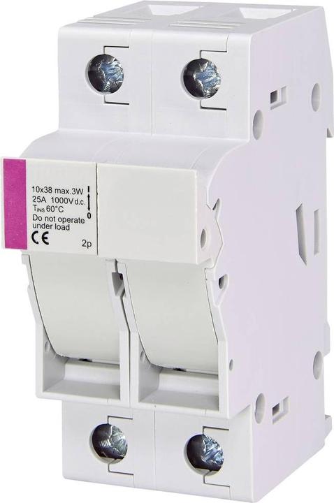 Produktbild Eti Sicherungssockel EFH 10 DC 2P (002540203) (25 A)