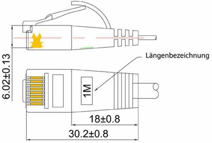 Produktbild Wirewin Netzwerkkabel (UTP, CAT6, 10 m)