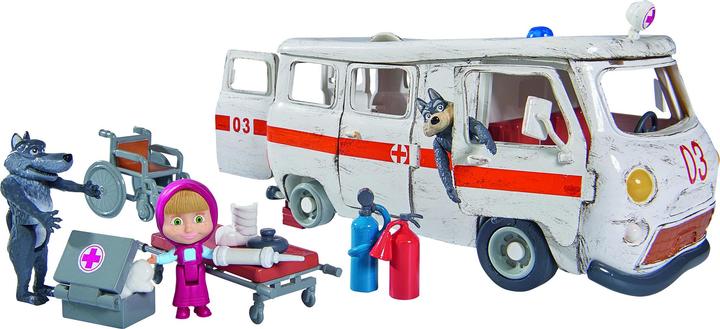 Produktbild Simba Masha Spielset "Krankenwagen"