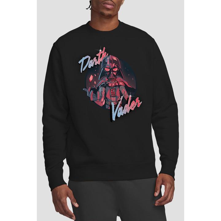 Actual product image Star Wars Unisex Adult Darth Vader Wave Sweatshirt (S)