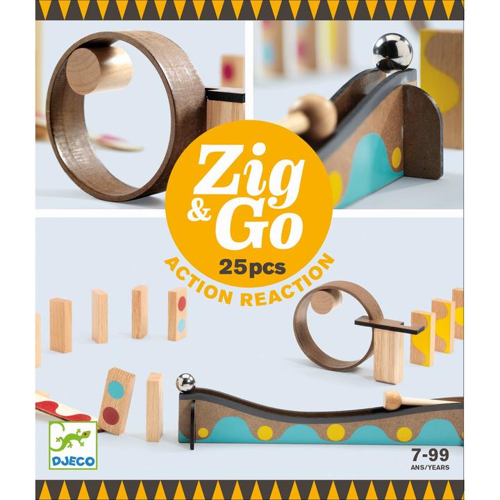 Actual product image Djeco Zig & Go (French, English)