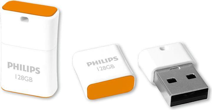 Immagine prodotto Philips USB 2.0 128GB Pico Edition Sunrise Orange (128 GB, USB-A)