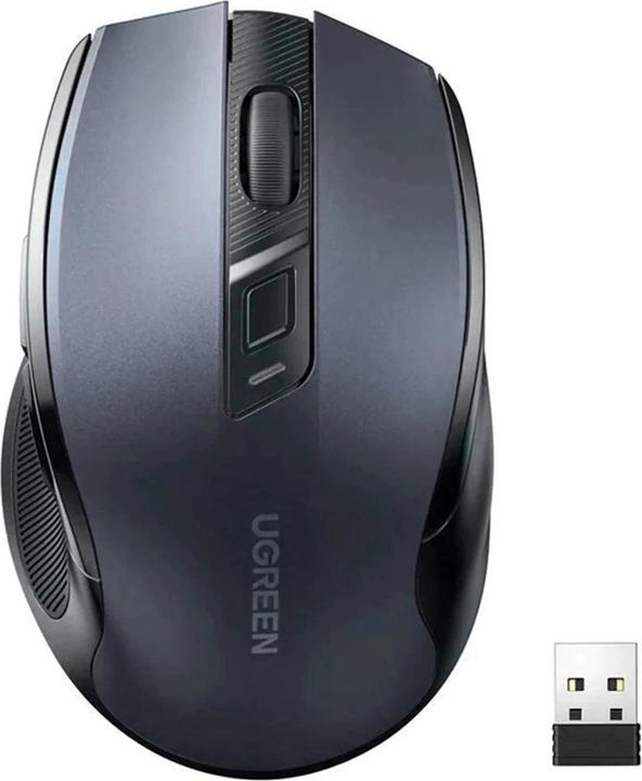 Produktbild Ugreen Optische USB-Funkmaus 2,4 GHz 4000 DPI schwarz (MU006) (Kabellos)