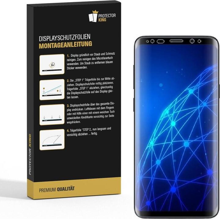 Actual product image Protectorking 1x premium screen protector 3D CLEAR (1 Piece, Samsung Galaxy S9+)