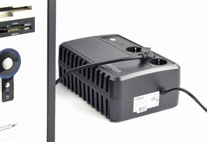 Productafbeelding Gembird ENERGENIE UPS 600VA Desktop (600 VA, 360 W, Lijninteractief UPS)