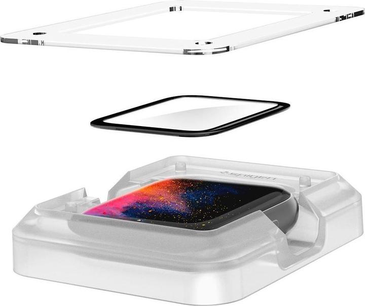 Produktbild Spigen Proflex Ez Fit Hybrid Glas Auf Der Apple Watch 4