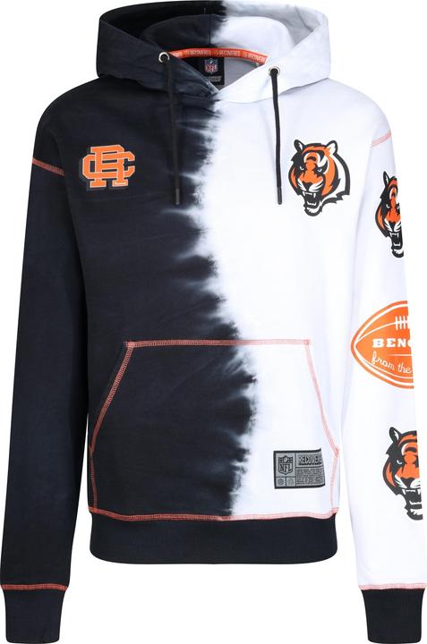 Recovered Re:covered Fleece Hoody - INK DYE Cincinnati Bengals - L (L)