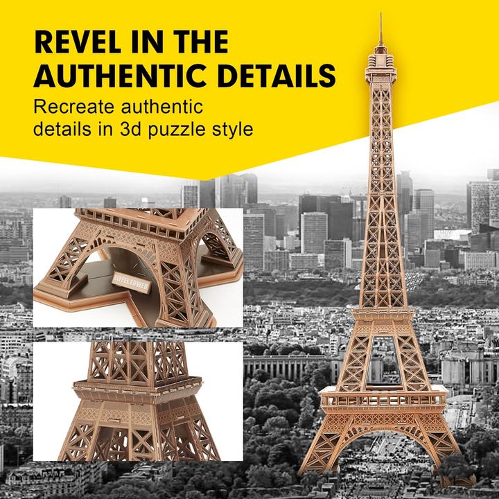 Image du produit Cubicfun 3D Puzzle Eiffelturm 80 Teile (80 pièces)