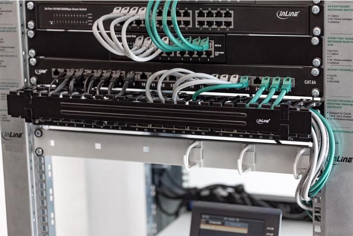 Actual product image InLine Cable guide plate for control cabinet
