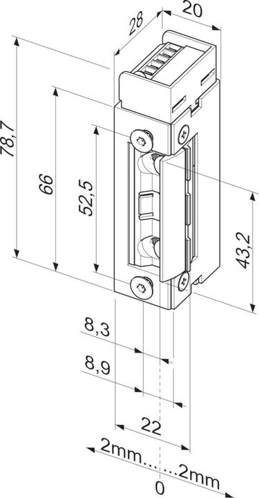 Produktbild effeff Feuerschutz Elektro-Türöffner 143 FaFix (Indoor)