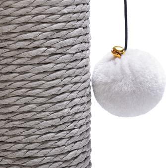 Actual product image Beeztees Serpa scratching post (60 cm, Grey)