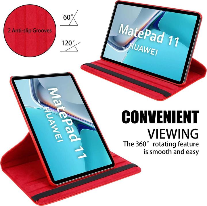 Produktbild Cadorabo Tablet Book Gummi (KEIN Wake Up) Hülle (Huawei MatePad 11 (2021))