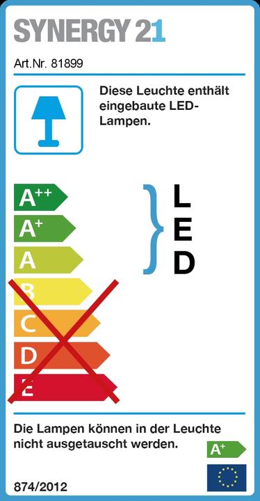 Energy Label Synergy 21 s21-led-tom00894 Outdoor Spot Lighting LED Aluminium, black (900 lm)