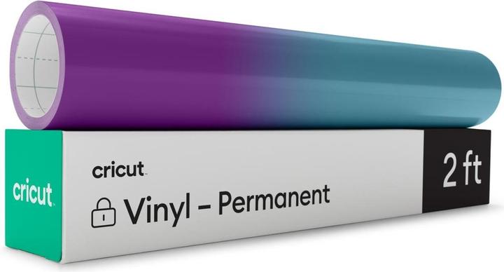 Produktbild Cricut Vinylfolie Wärmeaktiviert 30 x 60 cm, Violett/Türkis (1 x)
