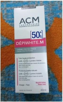 Actual product image ACM Depiwhite M Advance Depigmenting Brown Spots Natural Removal (Sun cream face)