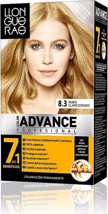 Image du produit Llongueras COLOR ADVANCE #8,3-rubio claro dorado (8.3)