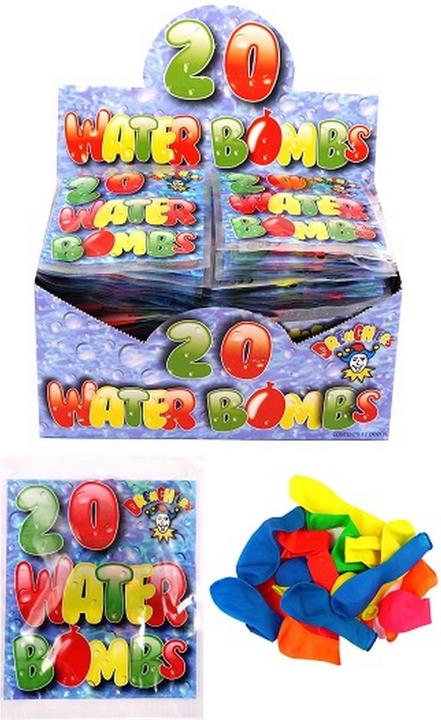 Produktbild Henbrandt 20 Sortierte Neon Wasserbomben (Box 48 St.) (48 x)