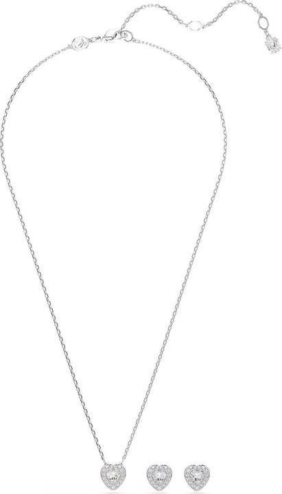 Immagine prodotto Swarovski x Ariana Grande Set Verschiedene Schliffe Herz Weiss Rhodiniert (Metallo Swarovski)