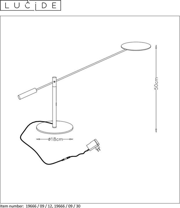 Image du produit Lucide Anselmo (640 lm)