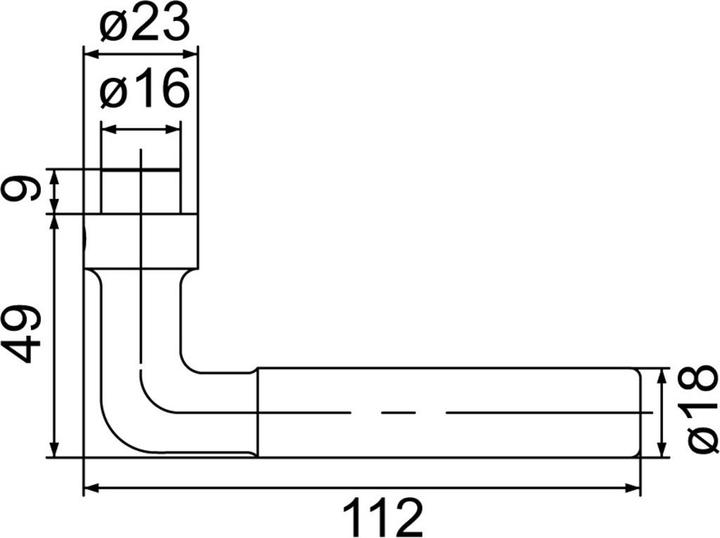 Produktbild Mega Türdrücker 32.200 / 33.200 (Türgriff)