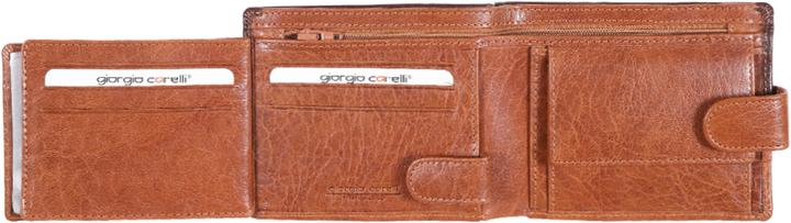 Actual product image Giorgio Carelli Billfold with zipper pocket in the note compartment, RFID
