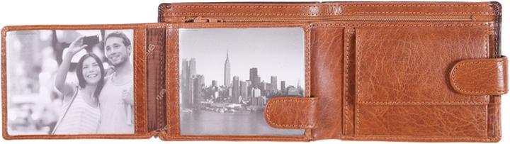 Actual product image Giorgio Carelli Billfold with zipper pocket in the note compartment, RFID