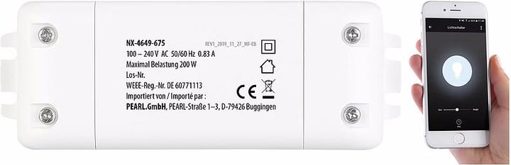 Produktbild Luminea WLAN-Schalter mit Dimmer-Funktion