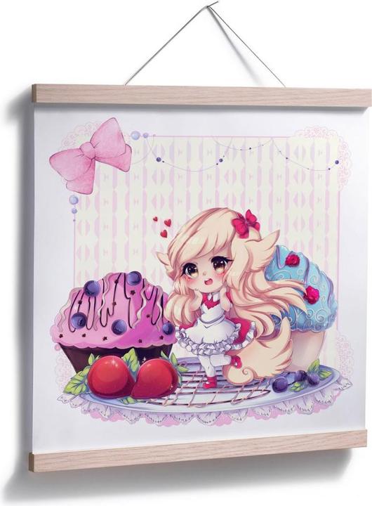 Produktbild Trenddeko La Doll Blanche - Chibi Belle (70 x 70 cm)