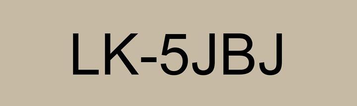 Produktbild Epson Matte Beige/Black 18mm LK-5JBJ (1.80 cm, Beige)