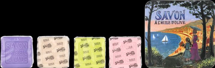 Actual product image Benois Discop La Savonnerie De Nyons Soap Bar Set 4 Pcs - Cote D'Azur (Hard soap)