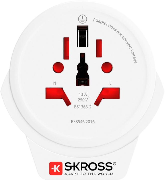 Actual product image Skross Country Travel Adapter and USB Charger World to Europe USB