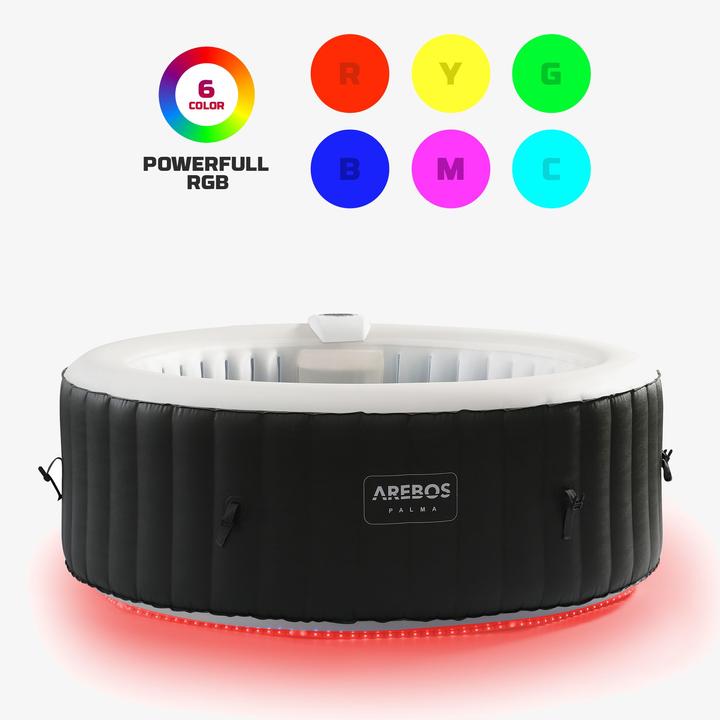 Actual product image Arebos Inflatable whirlpool (4 pers.)