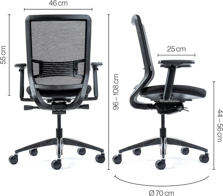 Image du produit Yaasa Chaise Classic - Noir