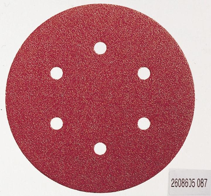 Produktbild Bosch Professional Zubehör Schleifblatt C430, 150 mm, 80, 6 Löcher, Klett, 5er-Pack (80)